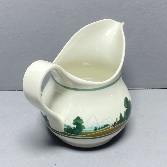 Estee Lauder Creamer Pitcher Aliage Country Winter Porcelain Collection Japan - Picture 6 of 14